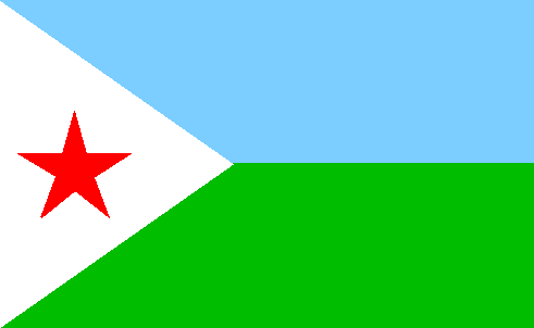 Flagge Dschibuti