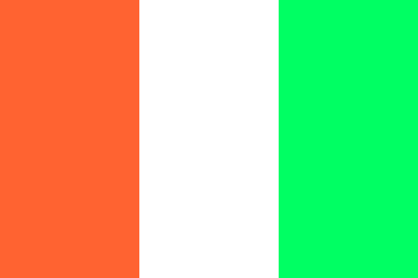 Flagge Elfenbeink&uuml;ste
