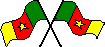 Doppelflagge Kamerun