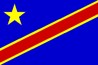 Flagge Kongo Kinshasa 1963 - 1971