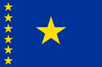 Flagge Kongo Kinshasa 1997 - 2006