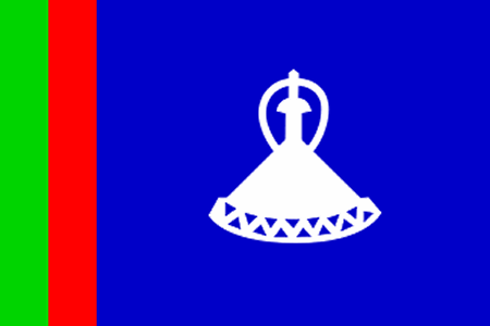 Historische Flagge Lesotho