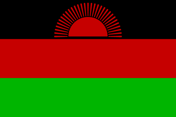 Flagge Malawi