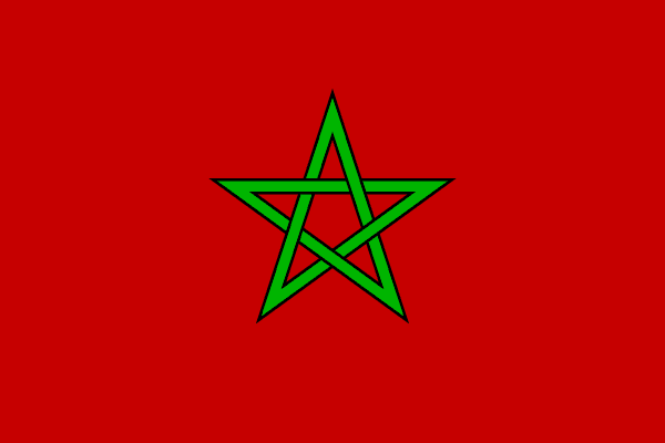 Flagge Marokko
