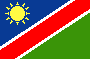 Flagge Namibia
