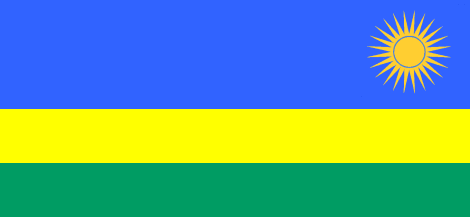 Flagge Ruanda