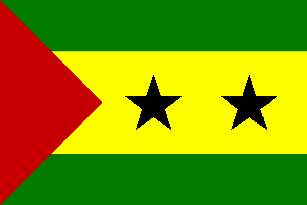 Flagge Sao Tome und Principe