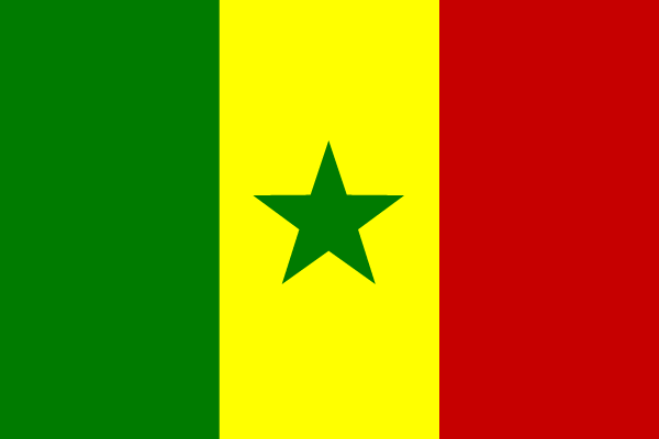 Flagge Senegal