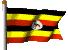 Flagge Uganda