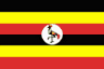 Flagge Uganda