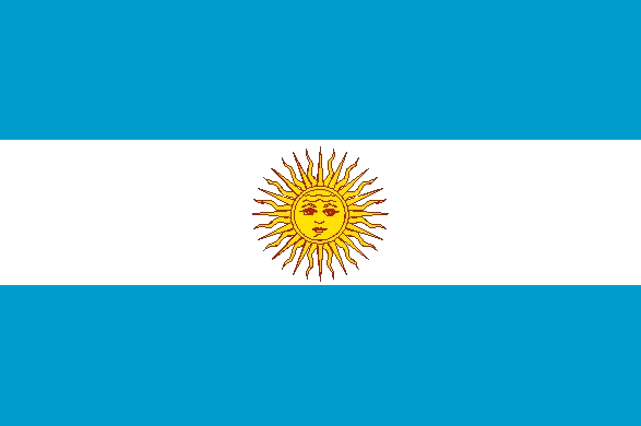 Flagge Argentinien
