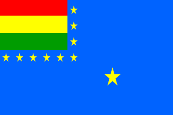 Bolivien Flagge zur See