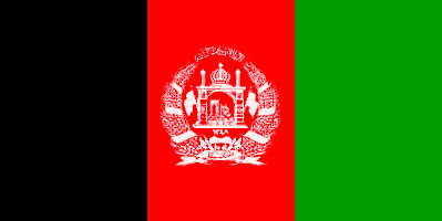 Flagge Afghanistan seit 05.02.2002