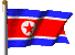 Flagge Nord Korea