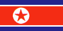 Flagge Nord Korea