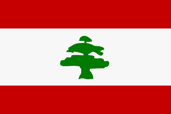 Flagge Libanon