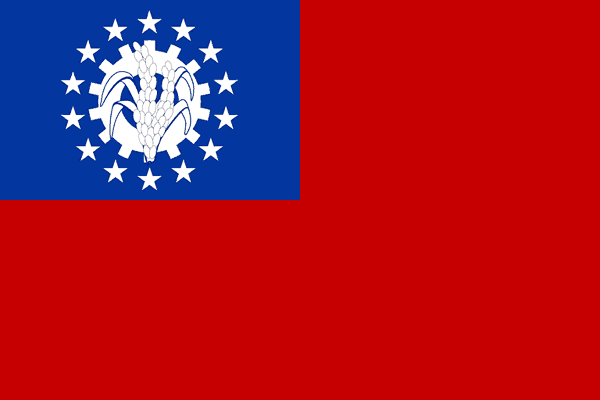 Flagge Myanmar