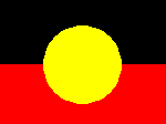 Flagge der Aborigines