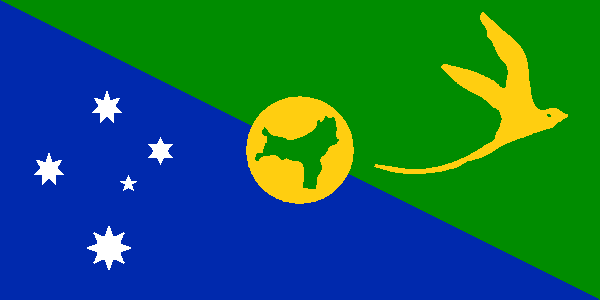 Flagge der Weihnachts Insel