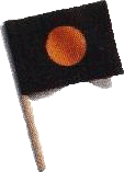 Schwarz/Gelbe Flagge