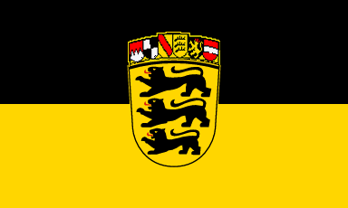 Gro&szlig;e Landesdienstflagge Baden-W&uuml;rttemberg