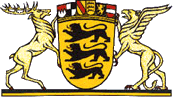 Gro&szlig;es Landeswappen Baden-W&uuml;rttemberg