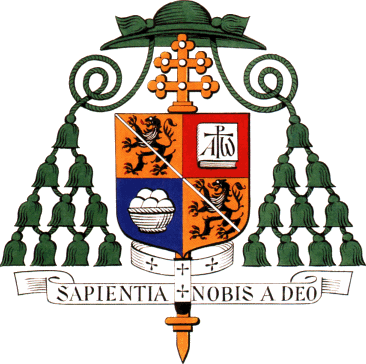 Das Wappen des Erzbischofs von Bamberg