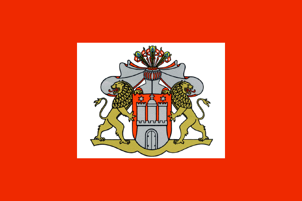 Staatsflagge Hamburg