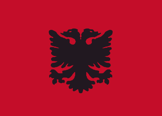 Flagge Albanien