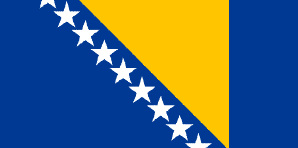 Flagge Bosnien Herzegowina