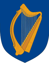 Das Staatswappen von Irland