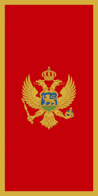 Flagge Montenegro