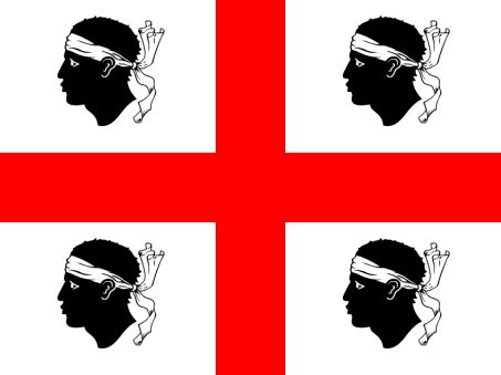 Flagge Sardinien