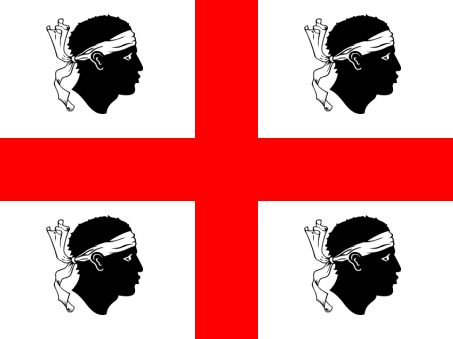 Flagge Sardinien