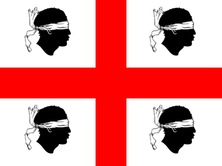 Flagge Sardinien