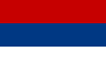 Flagge Serbien