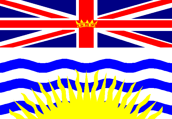 Flagge Britisch Kolumbien