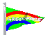 Flagge Greenpeace