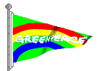 Flagge Greenpeace