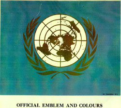 Flagge der Vereinten Nationen