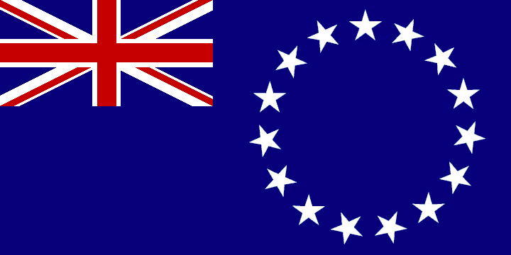 Flagge Cook Inseln
