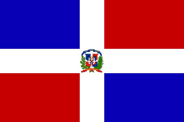 Flagge Dominikanische Republik