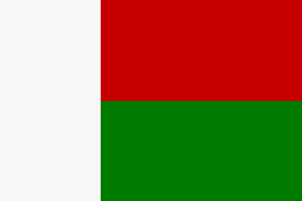 Flagge Madagaskar