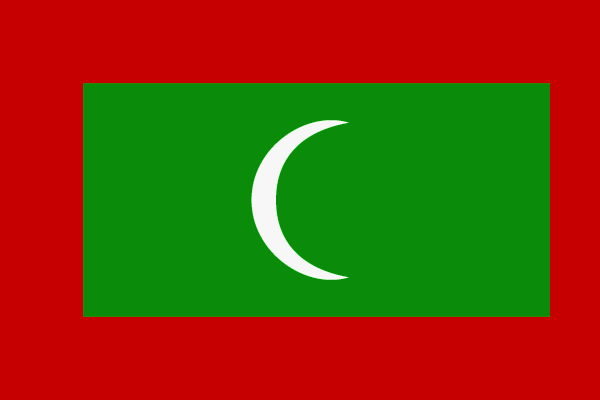 Flagge Malediven