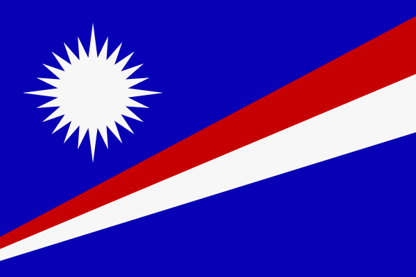 Flagge Marshall Inseln