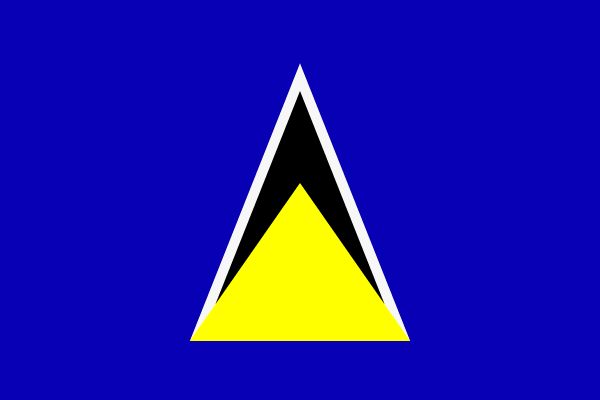 Flagge Saint Lucia