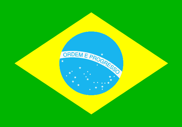 Print-Flag Brasilien
