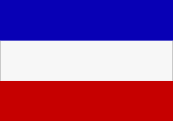 Print-Flag Serbien & Montenegro