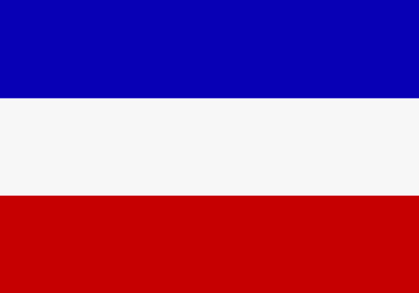 Print-Flag Serbien & Montenegro