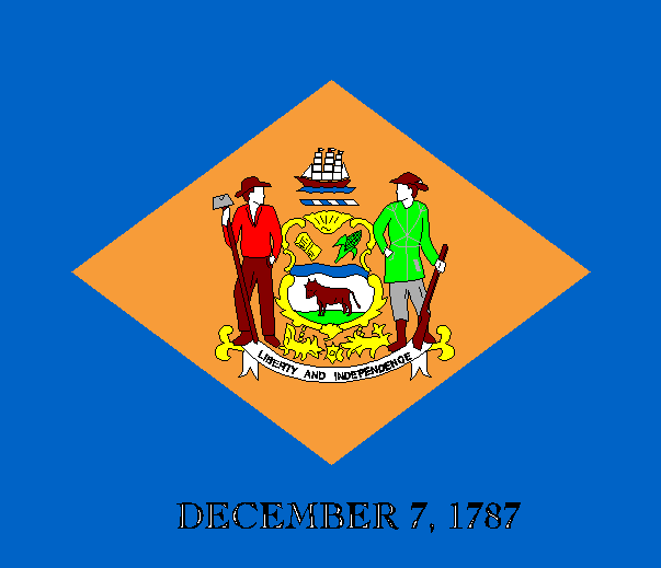 Flagge Delaware